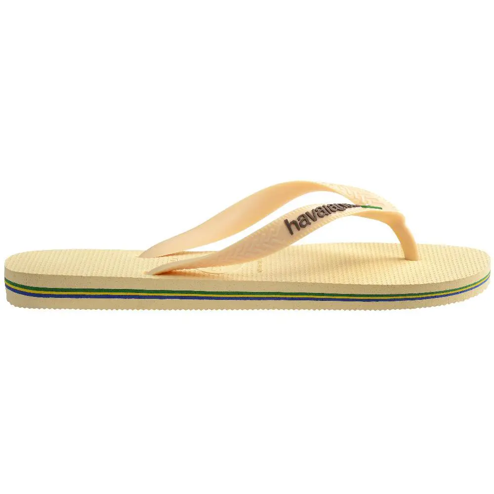 HAVAIANAS Brasil Logo Buttercream Parmak Arası Terlik 4110850-925 HAVAIANAS Brasil Logo Buttercream Parmak Arası Terlik 4110850-925