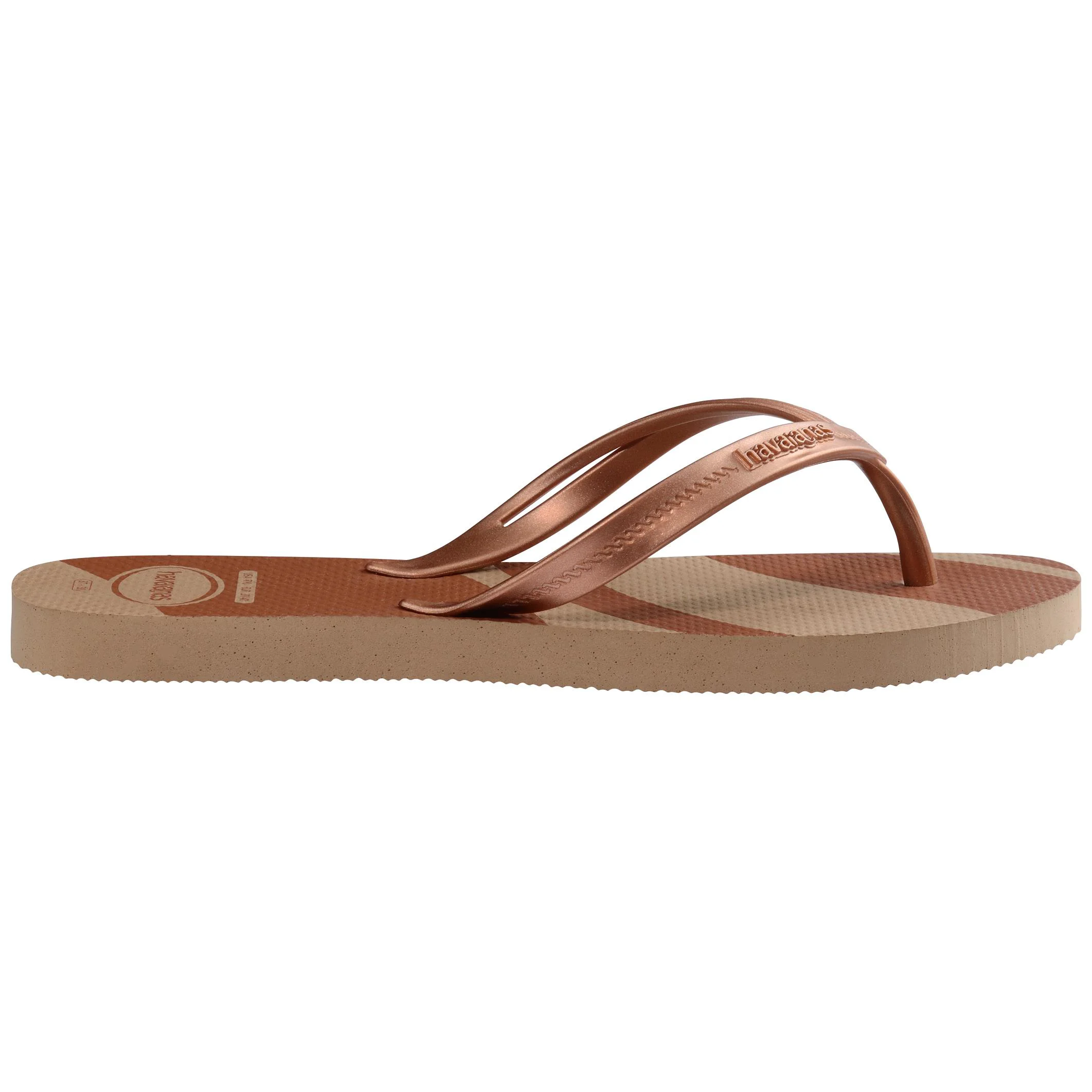 HAVAIANAS Elegance Print Pink Gold Parmak Arası Terlik 4148804-35