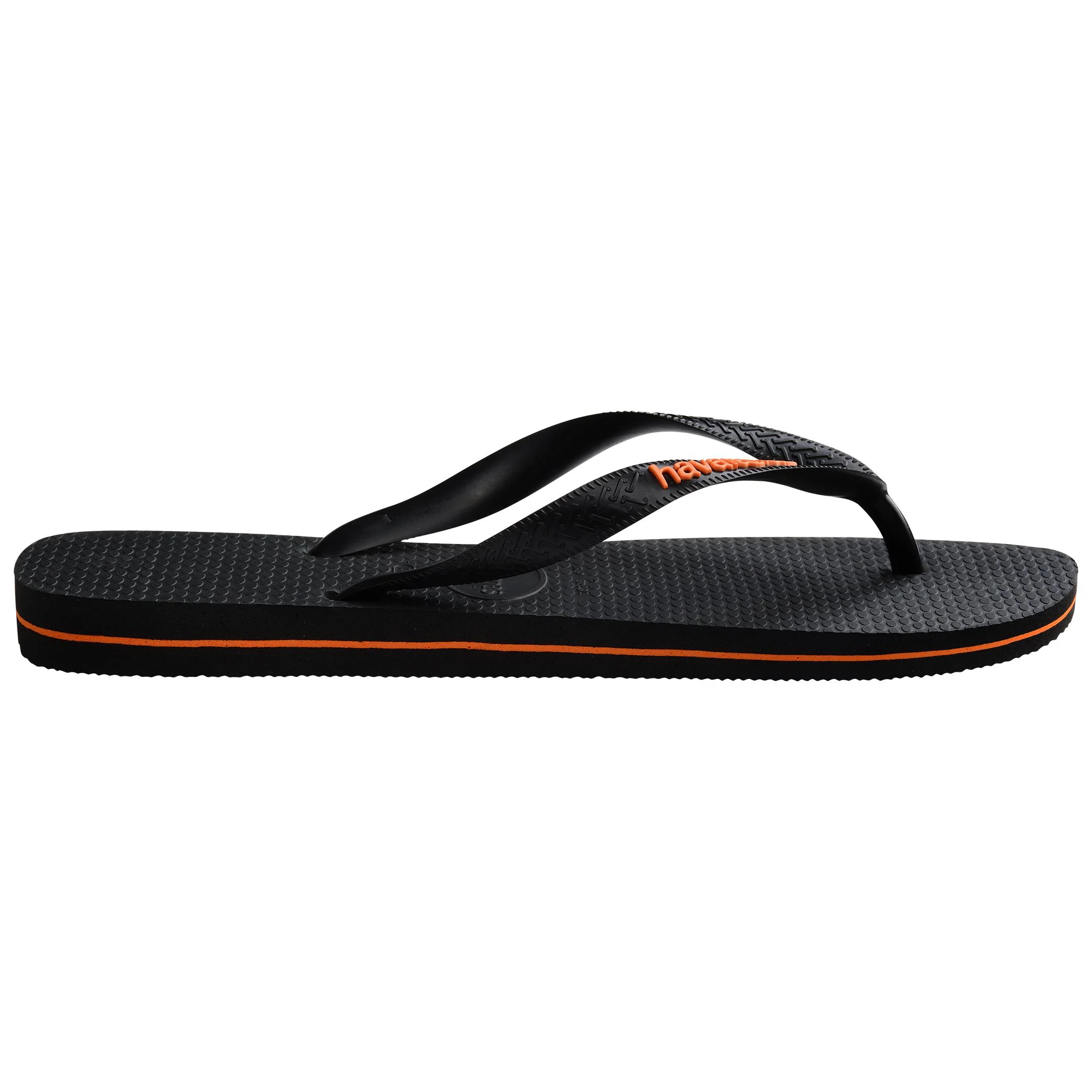 HAVAIANAS Logo Filete Black/ Begonia Orange 4108555-9456