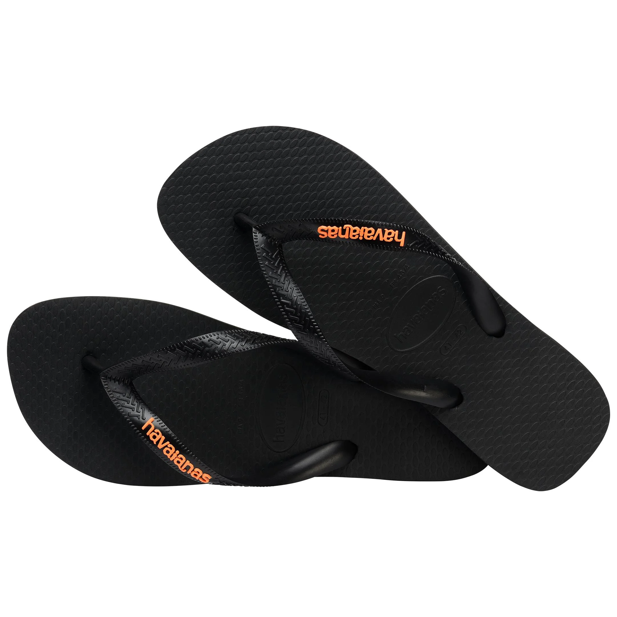 HAVAIANAS Logo Filete Black/ Begonia Orange 4108555-9456