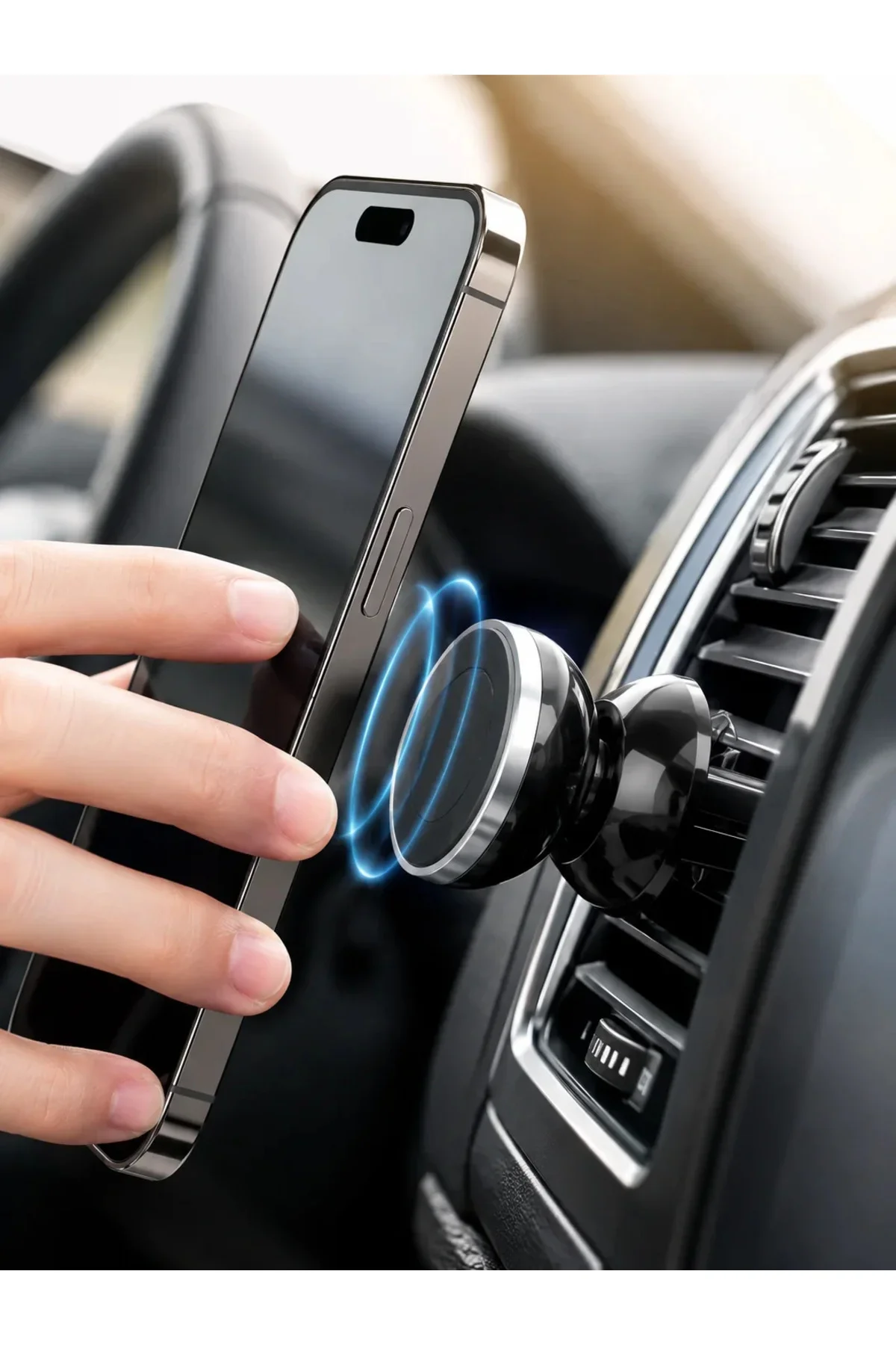 Havalandırma Izgarası İçin Manyetik Araç Telefon Tutucu