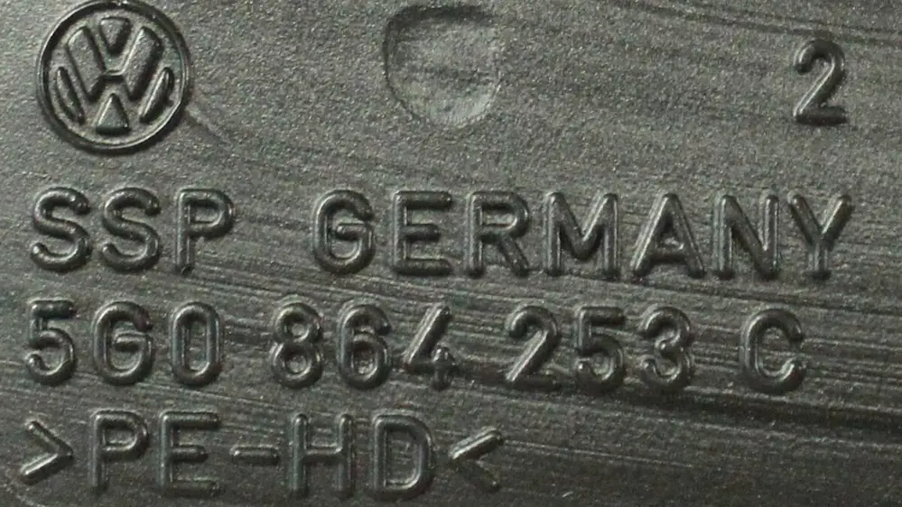 Havalandırma Kanalı - Orta Panel Alt (VW Orjinal)(5G0864253C)(VW