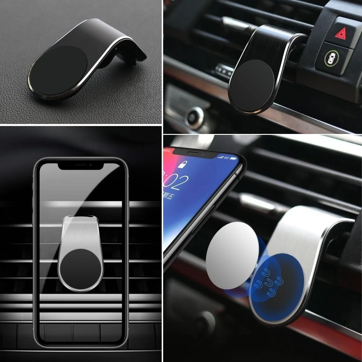 Havalanndırma Izgarasına Takılabilen Mandallı Mıknatıslı Oto Araç Içi Manyetik Telefon Tutucu Bx40 Havalanndırma Izgarasına Takılabilen Mandallı Mıknatıslı Oto Araç Içi Manyetik Telefon Tutucu Bx40