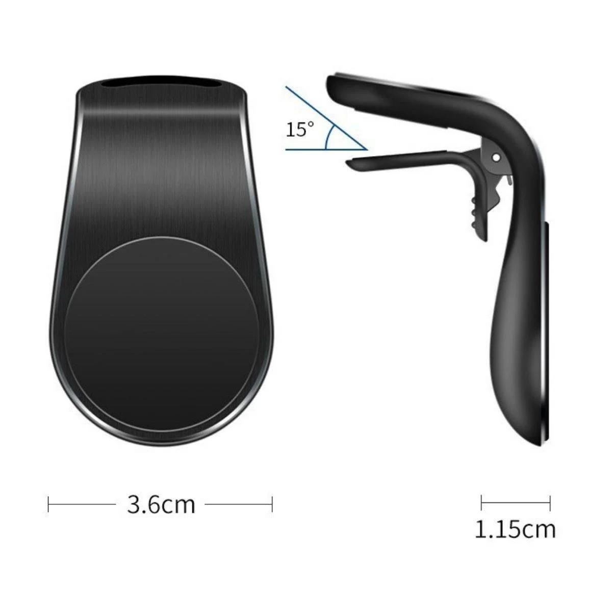 Havalanndırma Izgarasına Takılabilen Mandallı Mıknatıslı Oto Araç Içi Manyetik Telefon Tutucu Havalanndırma Izgarasına Takılabilen Mandallı Mıknatıslı Oto Araç Içi Manyetik Telefon Tutucu