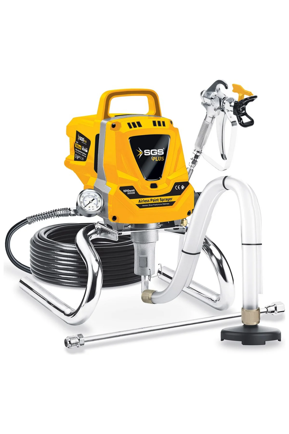 HAVASIZ BOYA PÜSKÜRTME MAKİNESİ 1010 WATT 207 BAR
