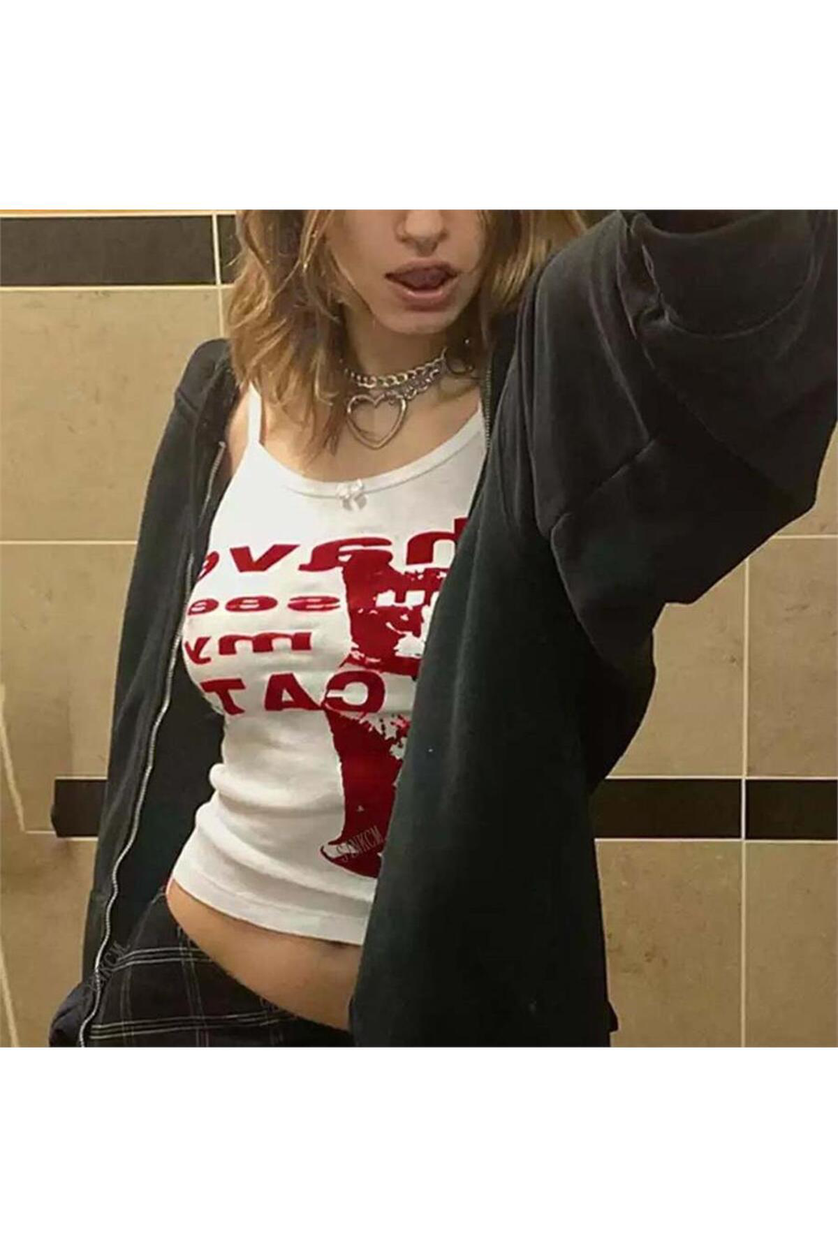 Have You Seen My Cat Askılı Kadın T-shirt