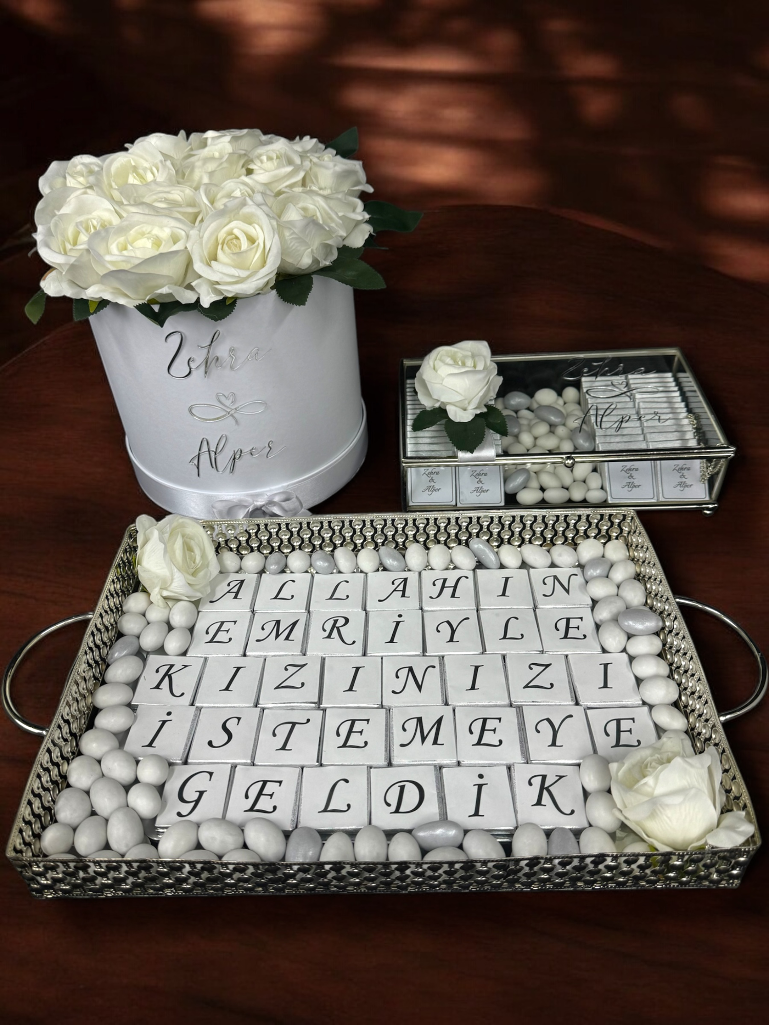 Haven Kız İsteme Çikolatası ve Kız İsteme Çiçeği Seti