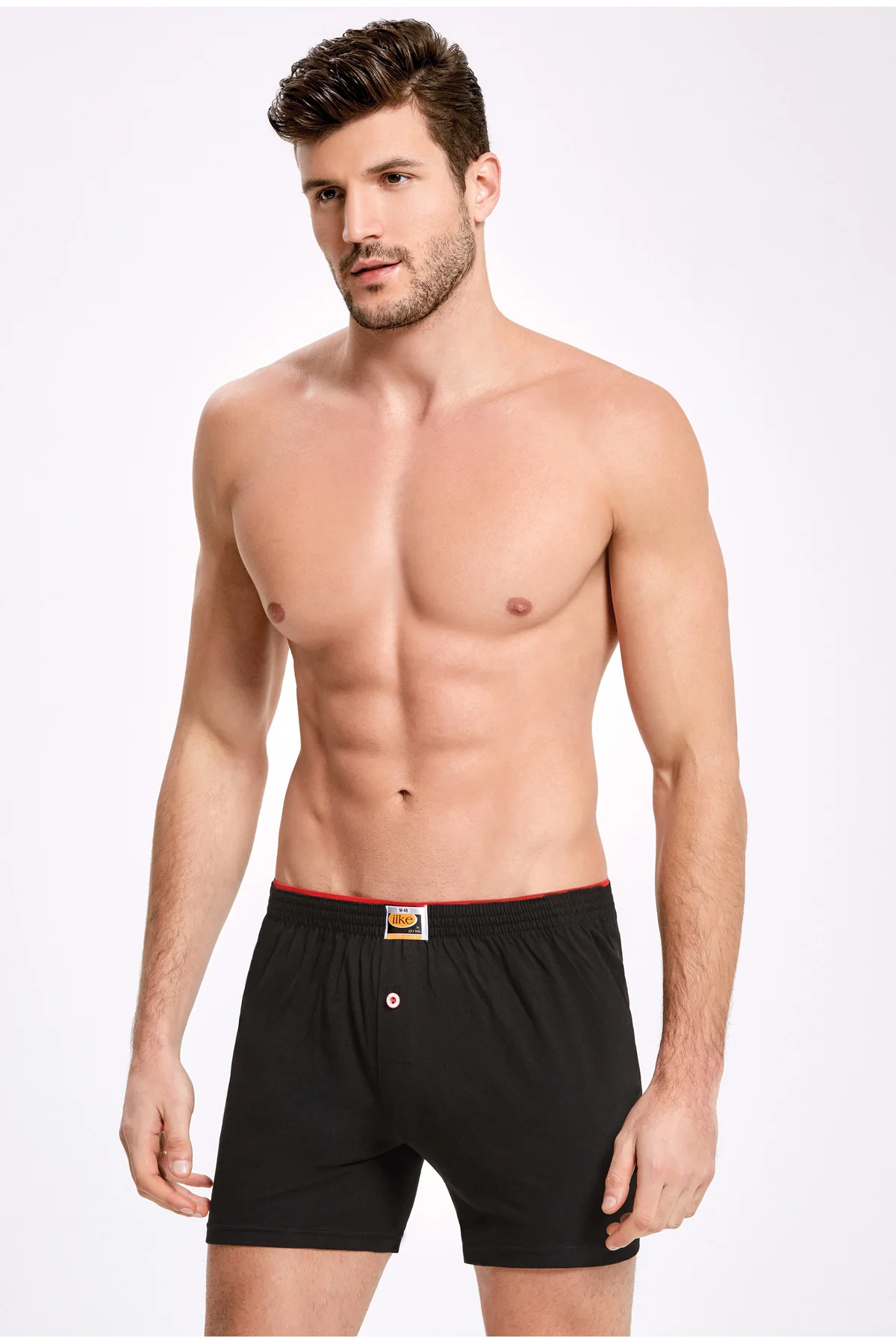 HAVLU BEL %100 PAMUK TEK DÜĞMELİ BOXER 011 ( 1 ADET)