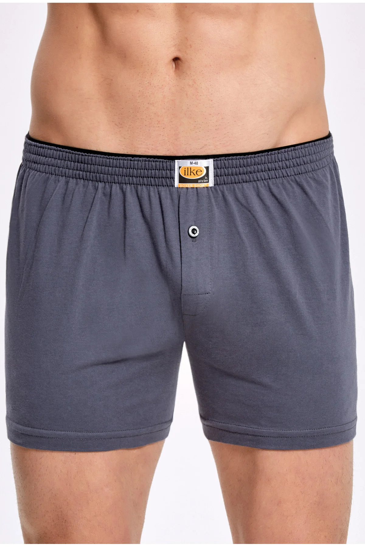 HAVLU BEL %100 PAMUK TEK DÜĞMELİ BOXER 011 ( 3 ADET)