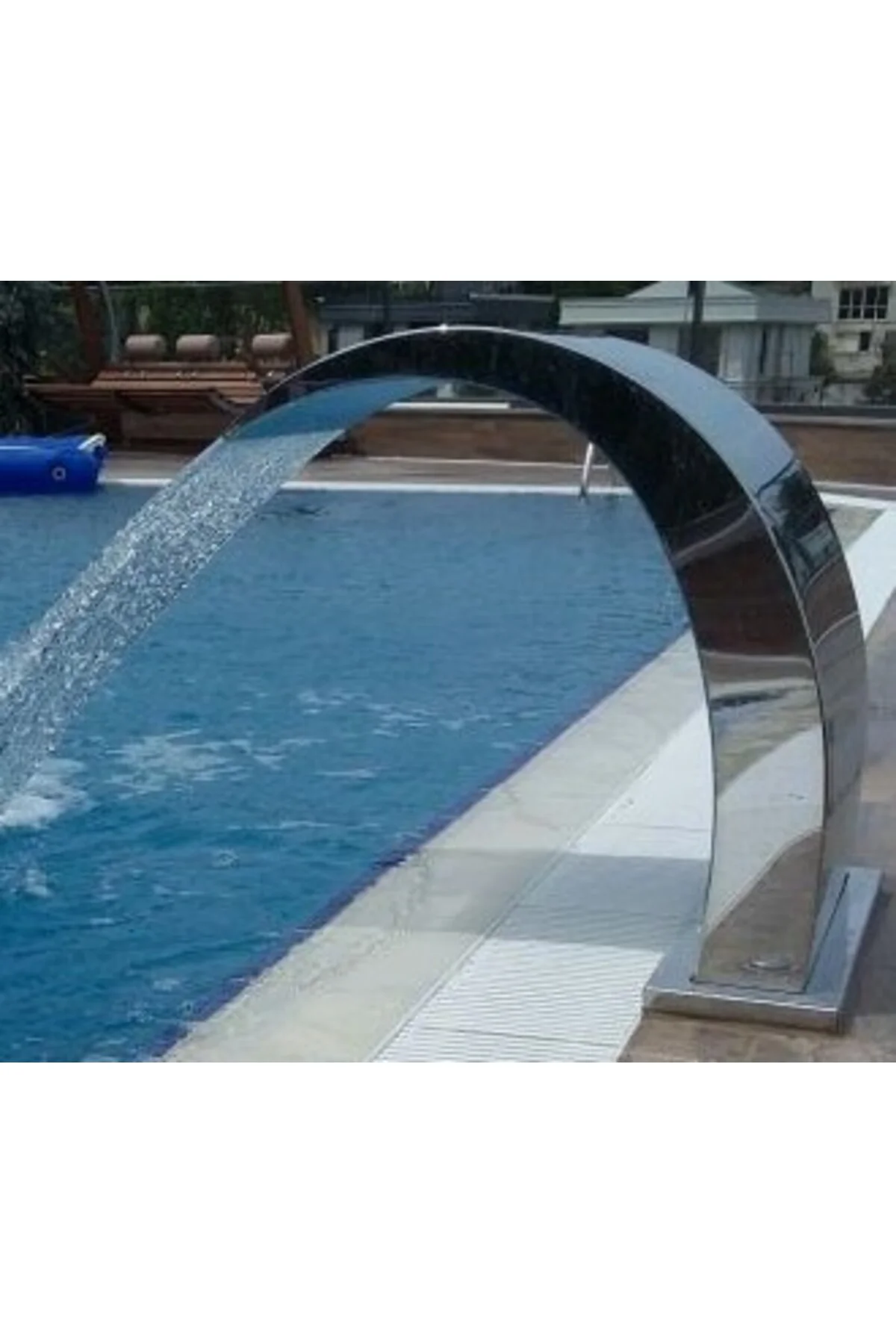 Havuz 17836 şelale Kobra Model 500-600mm 316 kalite Paslanmaz çelik El Yapım Havuz 17836 şelale Kobra Model 500-600mm 316 kalite Paslanmaz çelik El Yapım - Görsel 3