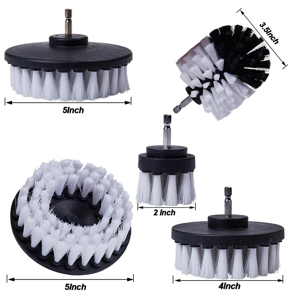 Havuz Fayans Temizleme Çok Amaçlı Uzatma Aparatlı Matkap Fırça Se