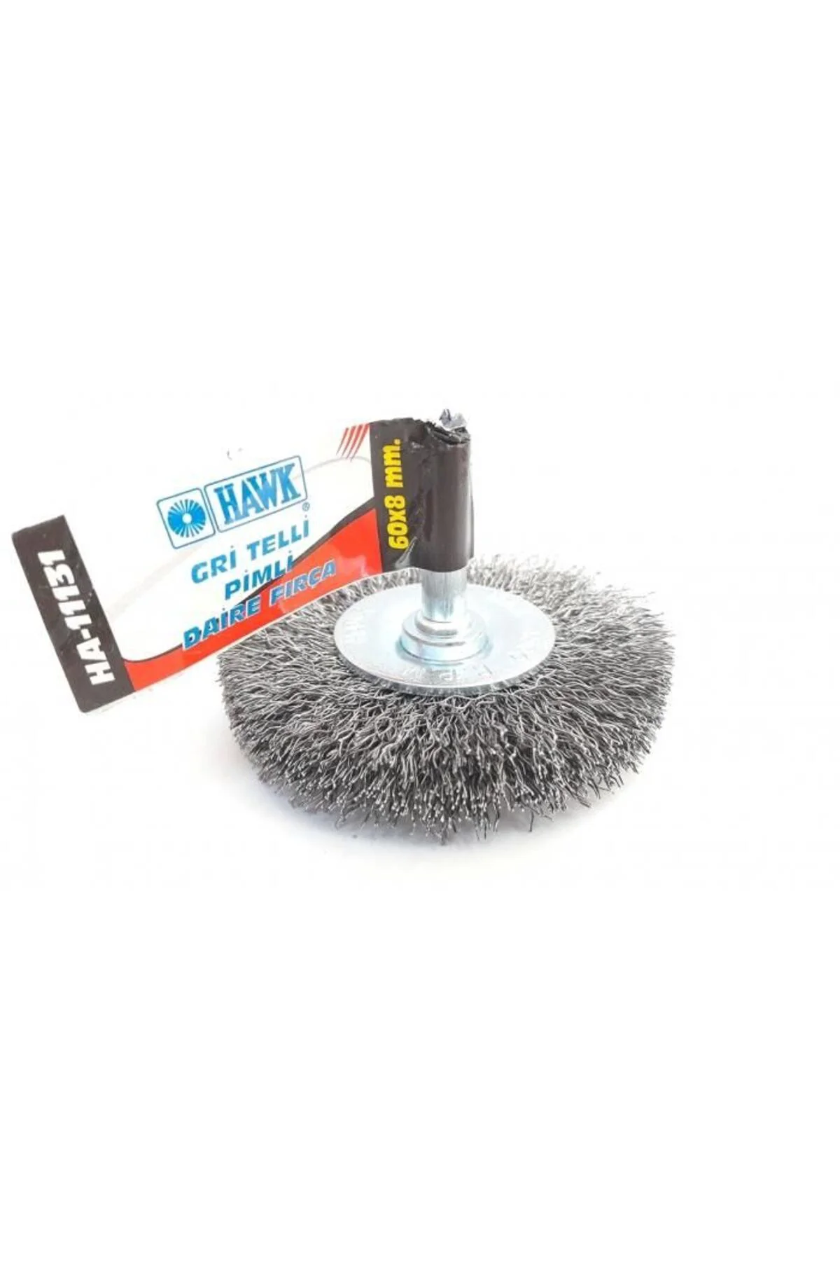 Hawk HA11131 Pimli Gri Tel Daire Fırça 60x8 mm Hawk HA11131 Pimli Gri Tel Daire Fırça 60x8 mm