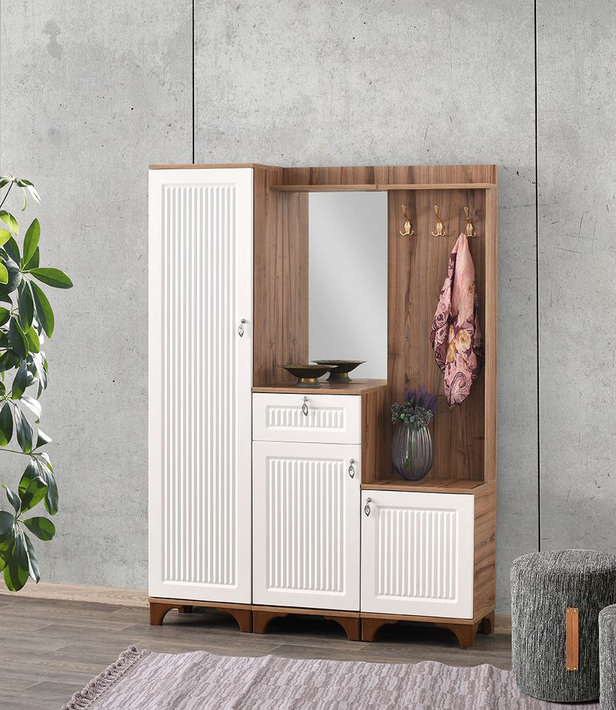Erezogullari Mobilya Hayal Membran Askilikli Portmanto 135X36x186cm