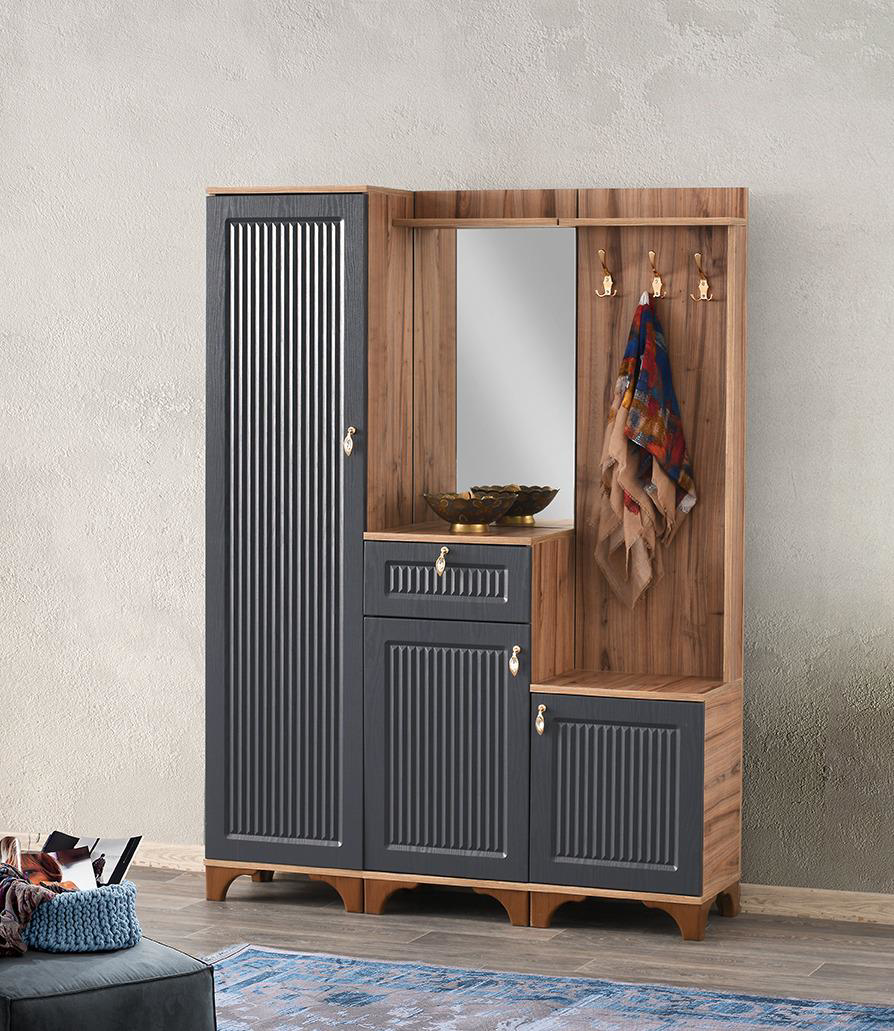 Erezogullari Mobilya Hayal Membran Askilikli Portmanto 135X36x186cm