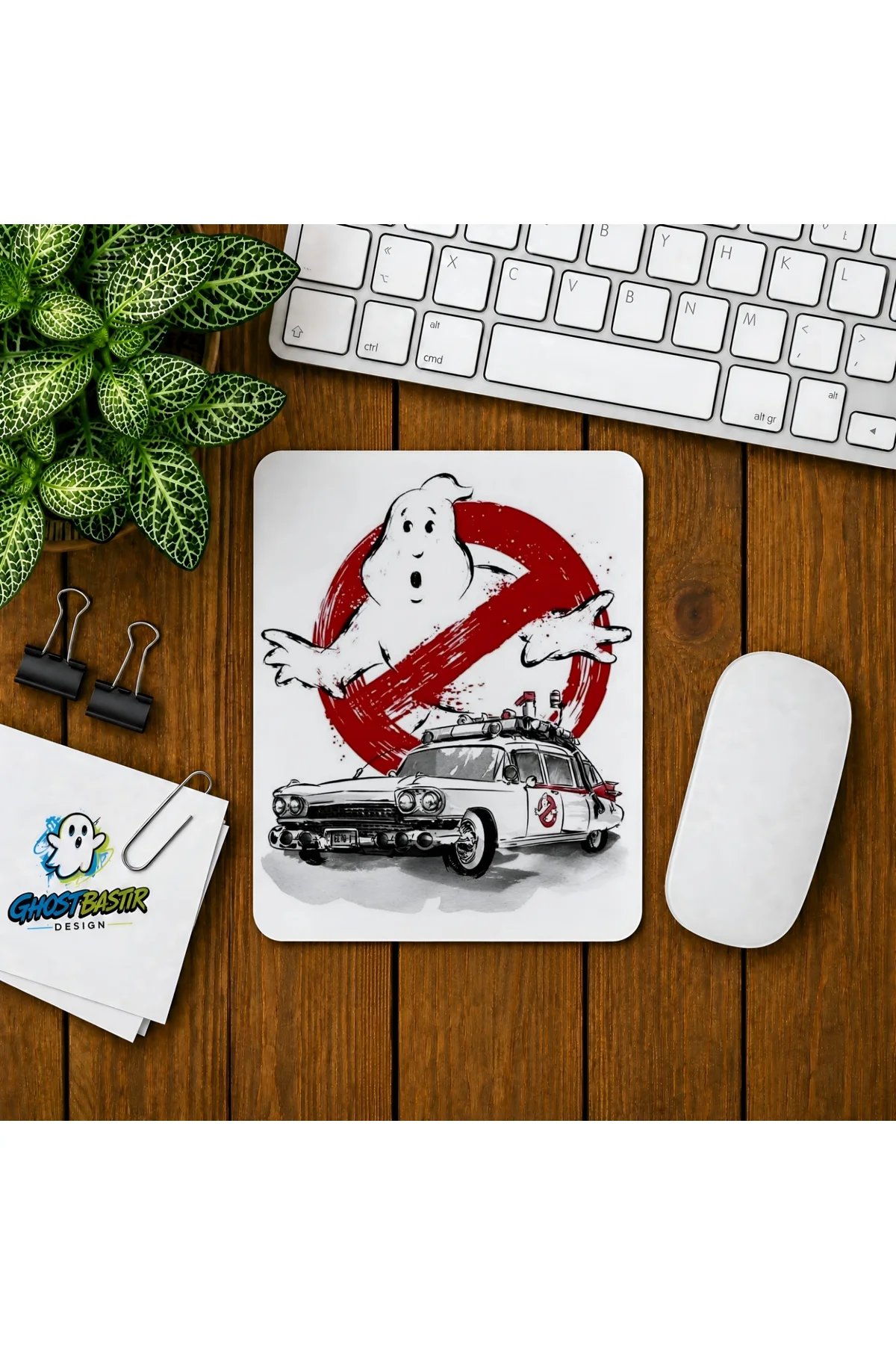 Hayalet Avcıları Baskılı Oyuncu Mousepad 087
