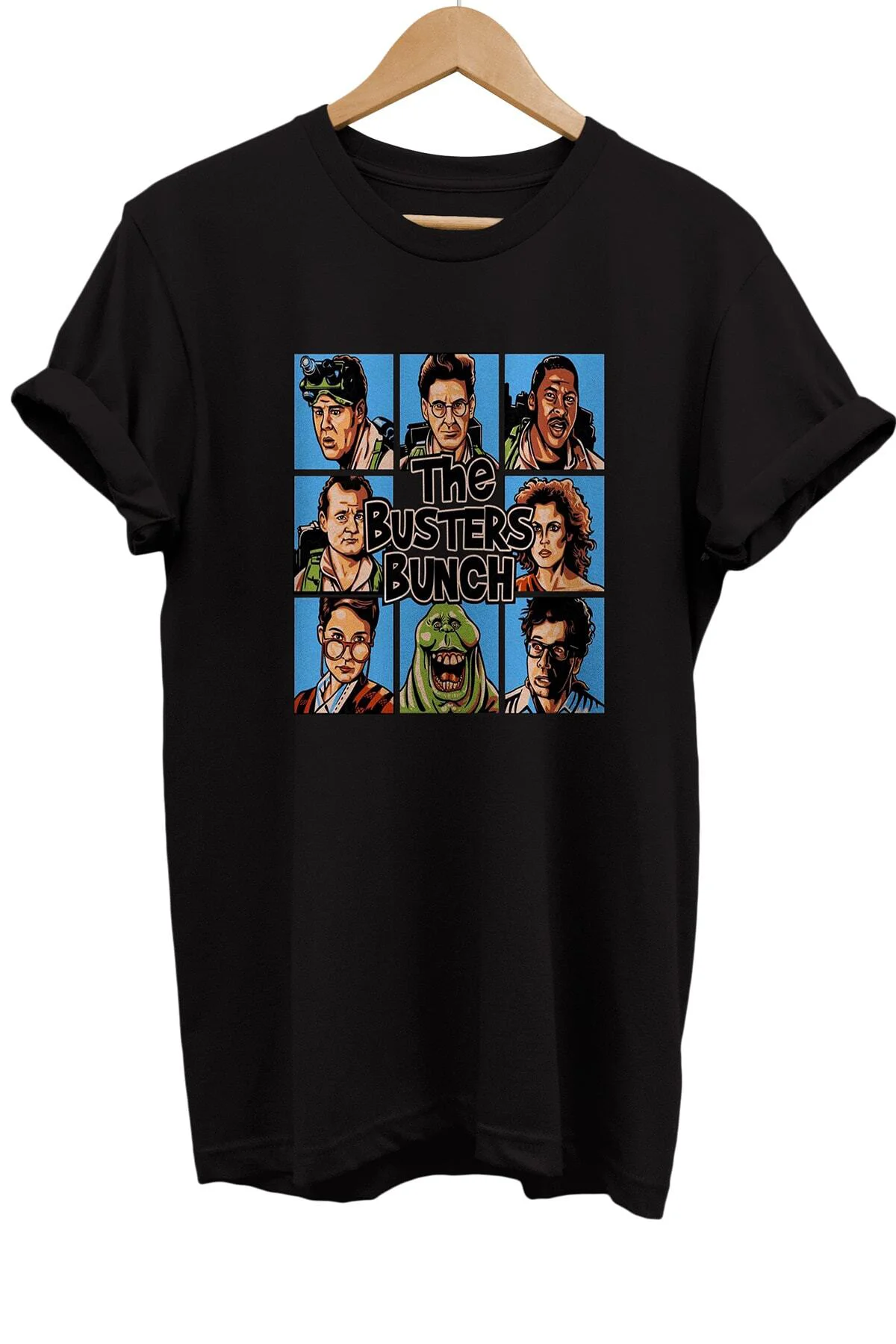 Hayalet Avcıları Ghostbusters Baskılı %100 Pamuk Oversize T-shirt