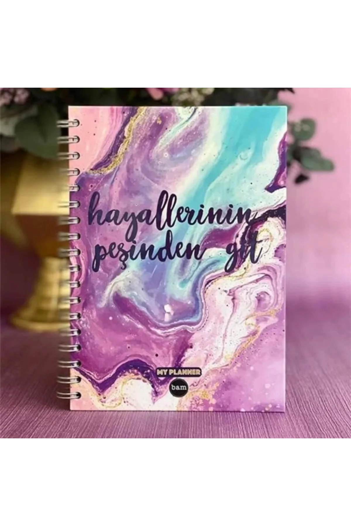 Hayallerinin Peşinden Git Tasarımlı Konuşan Ajanda