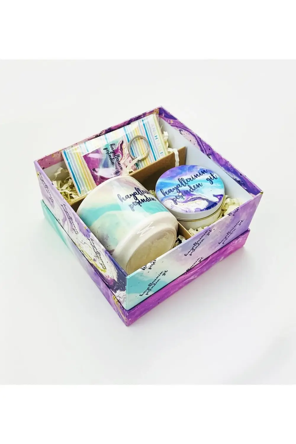 Hayallerinin Peşinden Git Tasarımlı Kutulu Hediye Seti 1178367