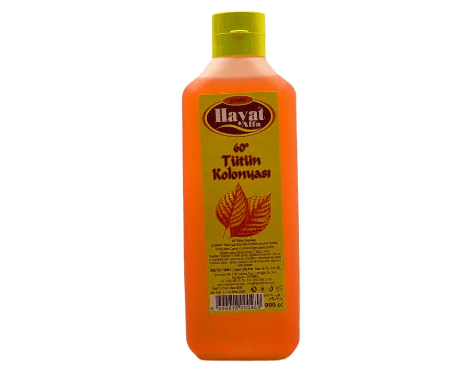 Hayat 900ML Tütün Kolonya Bidon