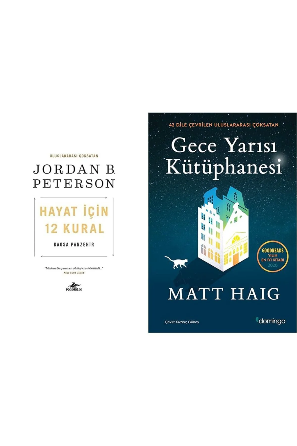 hayat icin 12 kural + geceyarisi kutuphanesi =2 set