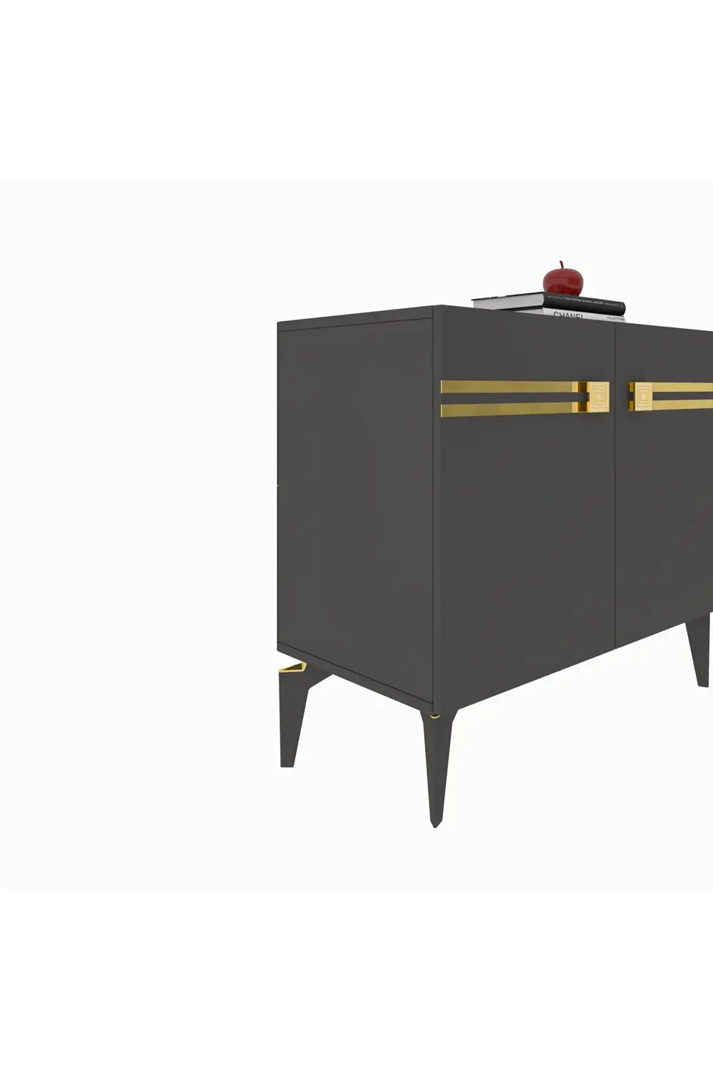 HAYATCT (KB150)  KONSOL ANTRASİT-ALTIN