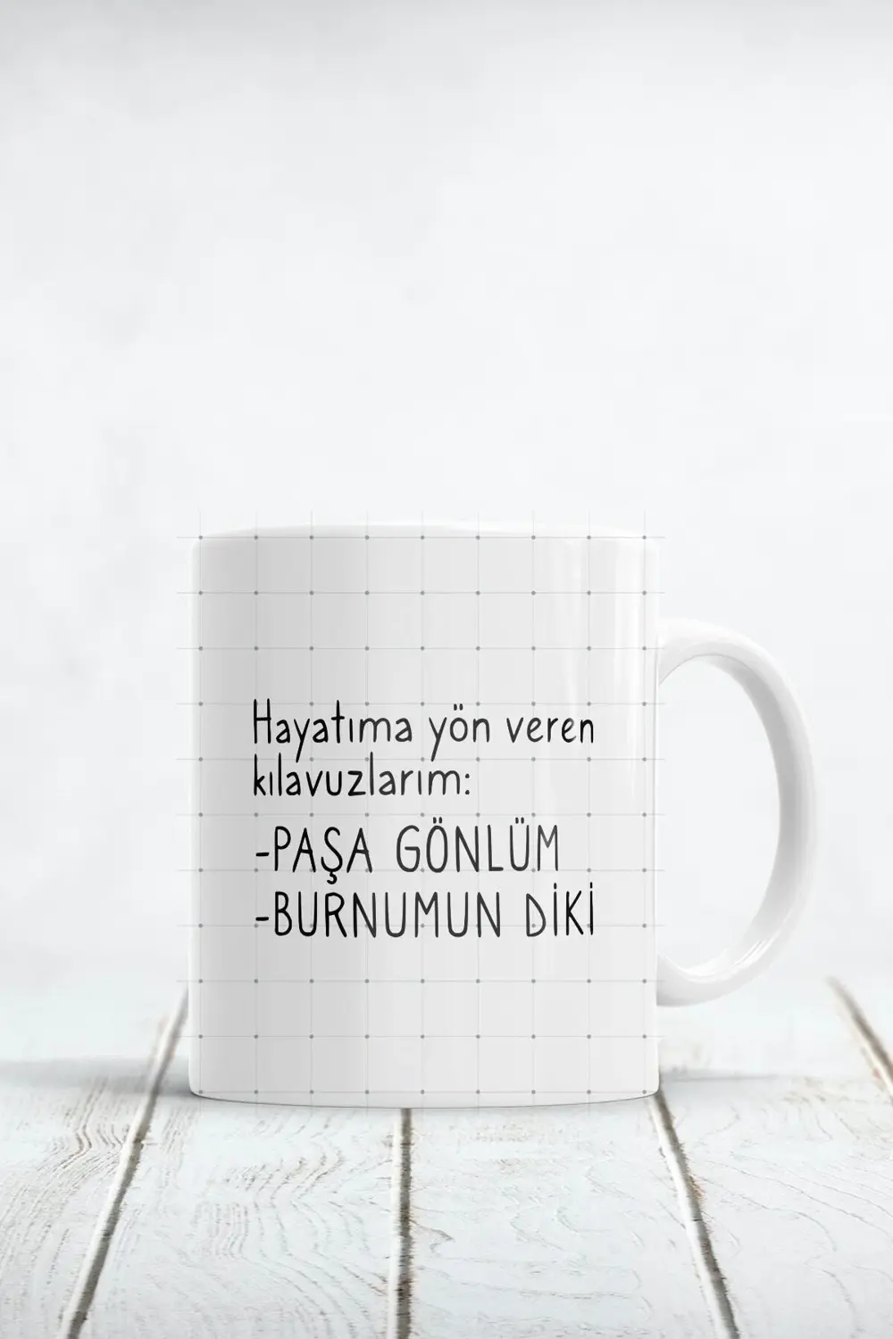 Hayatıma Yön Veren Klavuzlarım Baskılı Kupa Bardak