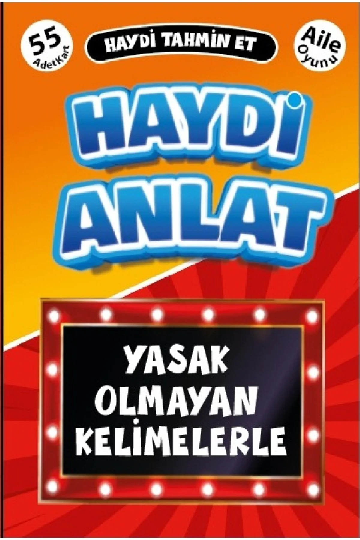 Haydi Anlat Kart Oyunu Zeka Akıl Strateji Yasak Olmayan Kelimeler