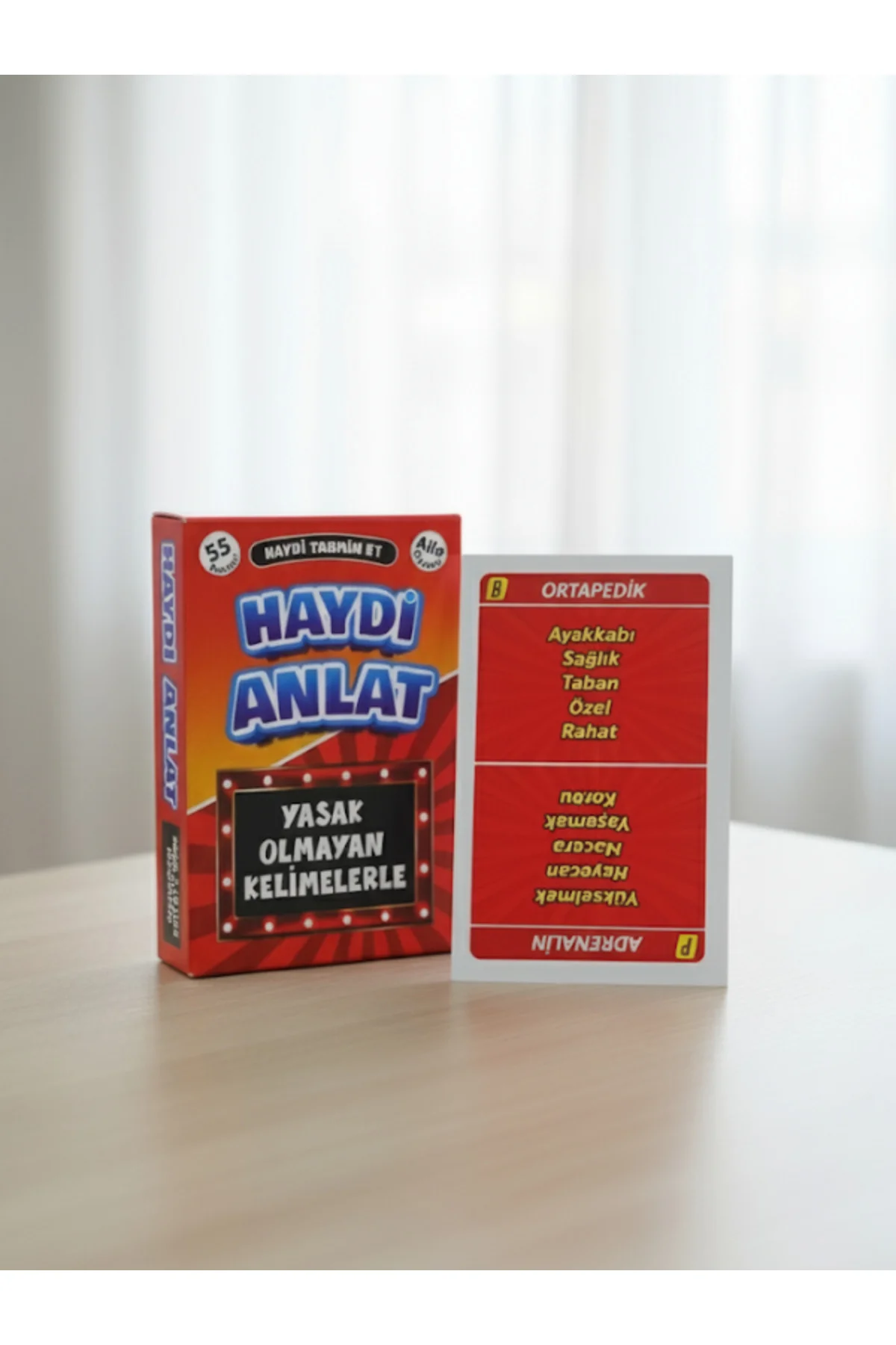 Haydi Anlat Kart Oyunu Zeka Akıl Strateji Yasak Olmayan Kelimeler