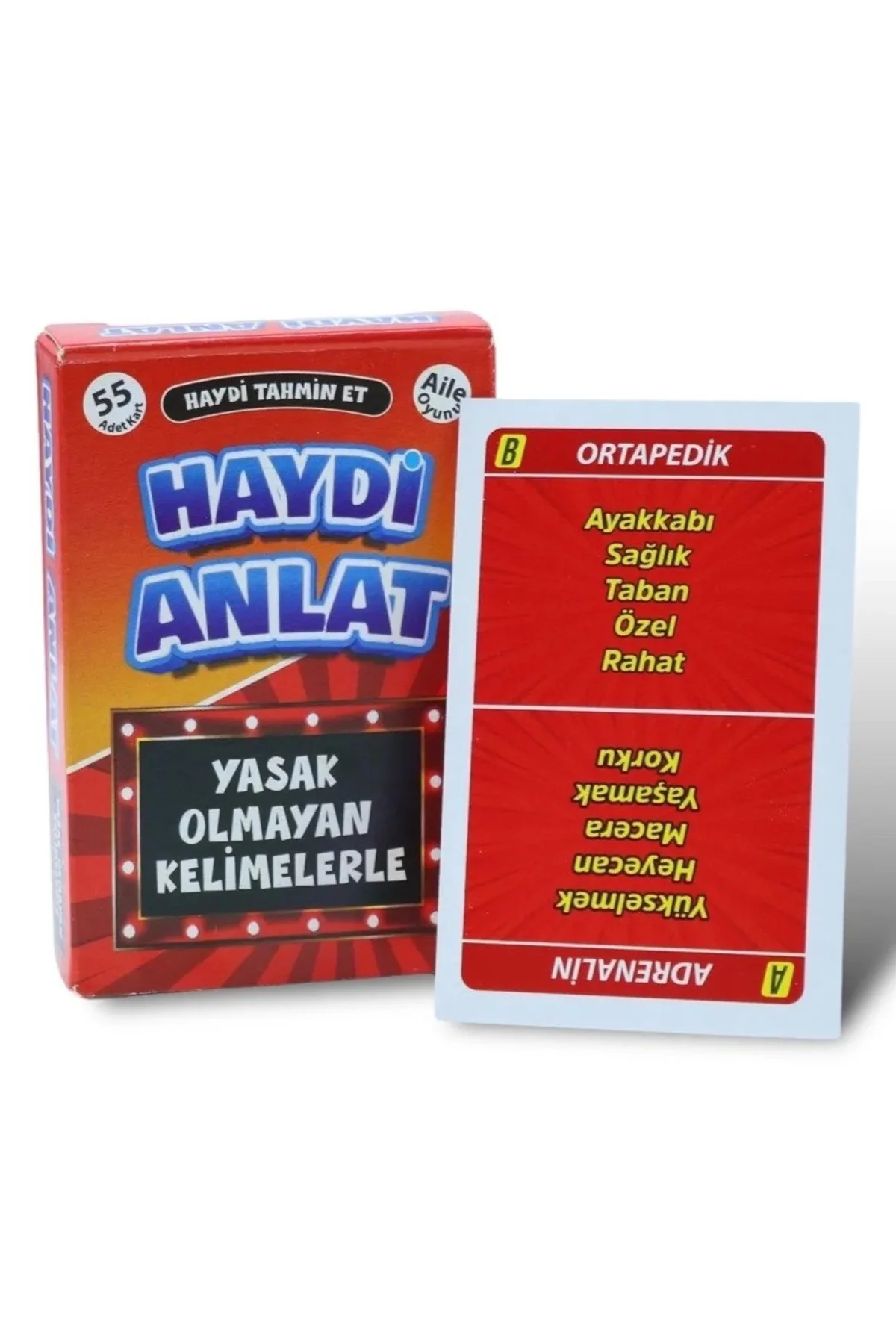 Haydi Anlat Kart Oyunu Zeka Akıl Strateji Yasak Olmayan Kelimeler