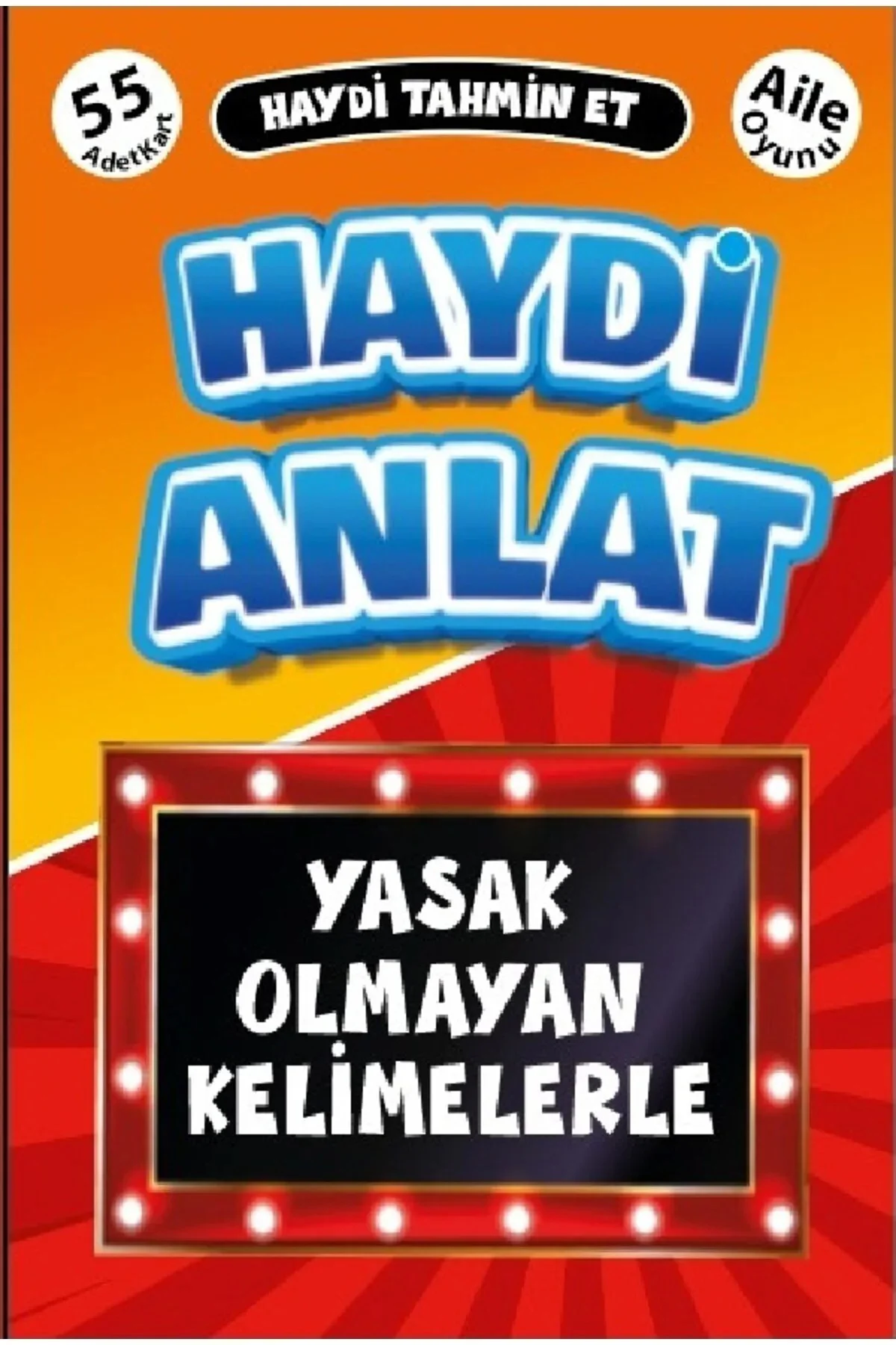 Haydi Anlat Kart Oyunu Zeka Akıl Strateji Yasak Olmayan Kelimelerle Anlat