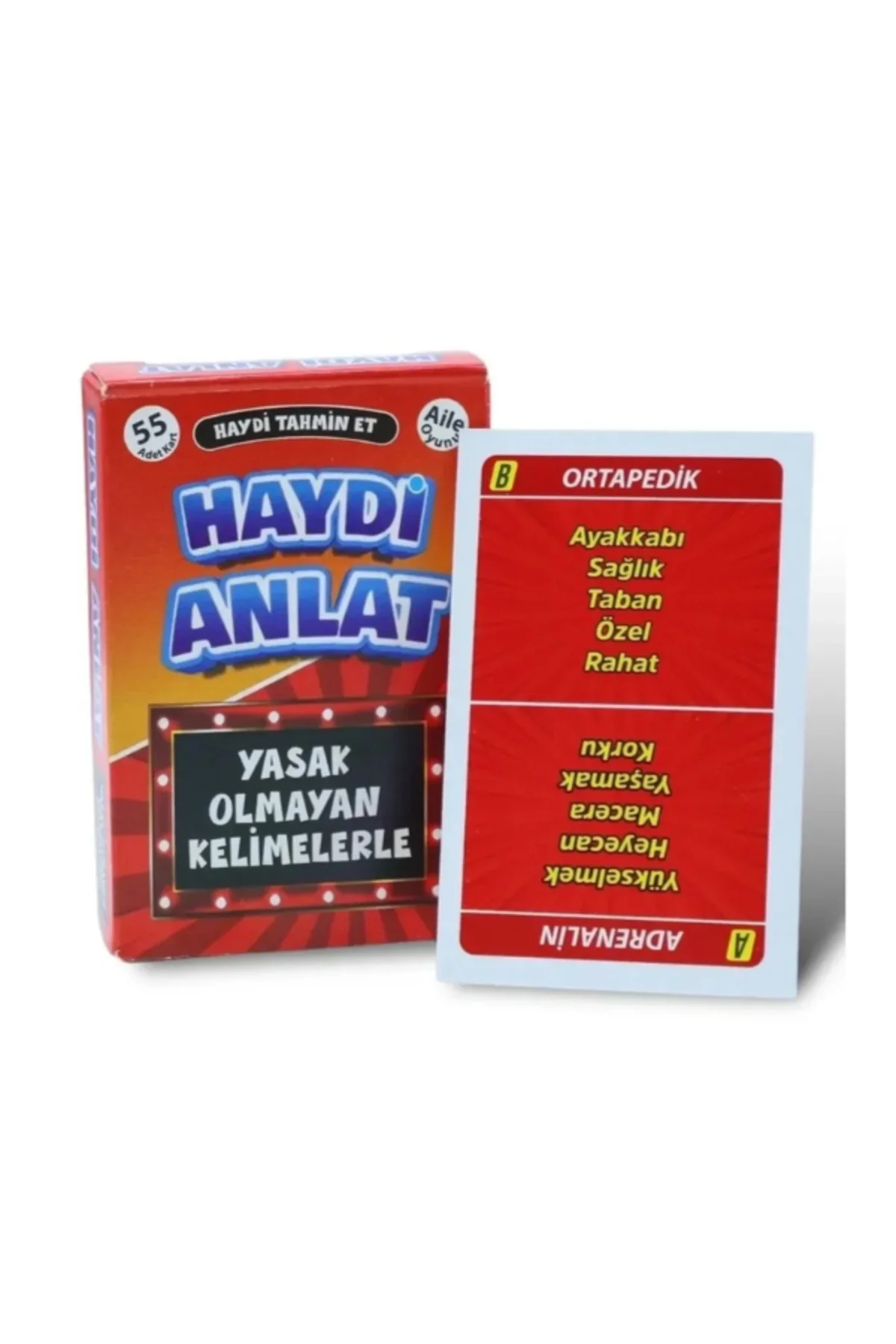 Haydi Anlat Kart Oyunu Zeka Akıl Strateji Yasak Olmayan Kelimeler