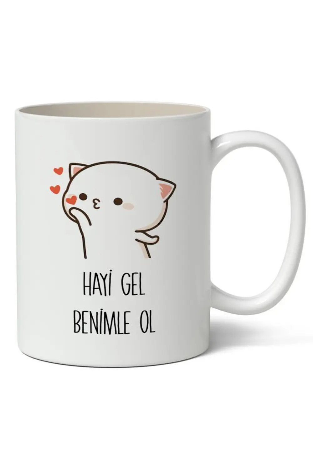 Haydi Gel Benimle Ol Kupa Bardak Baskılı Kahve Kupa Bardak