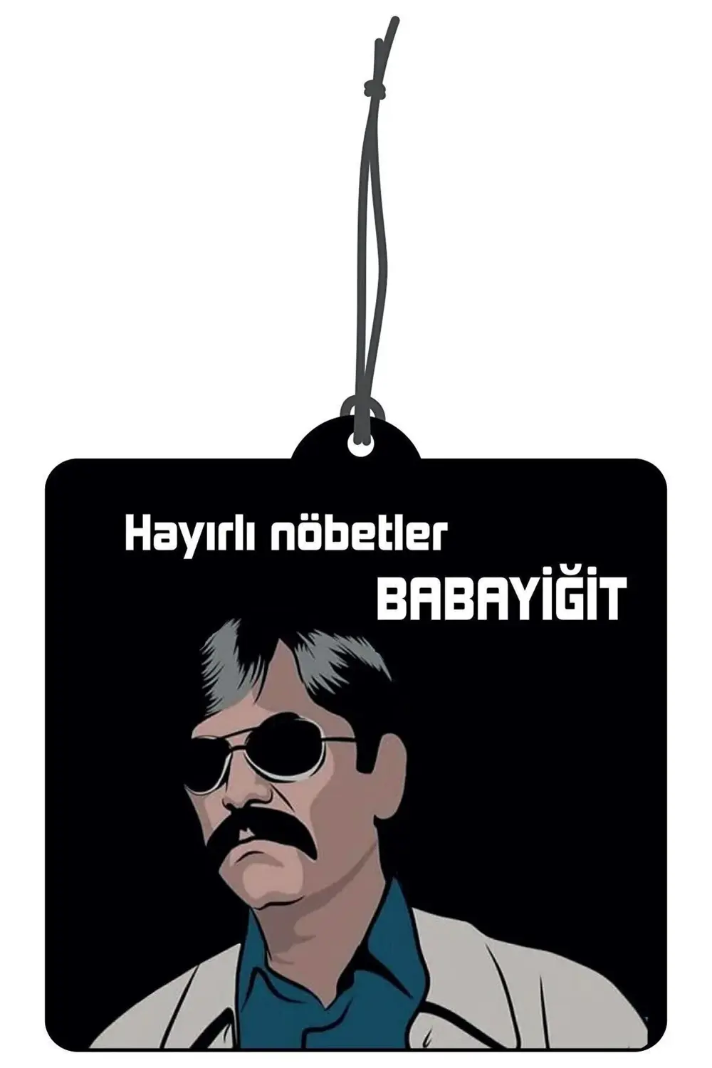 Hayırlı Nöbetler Babayiğit Tasarımlı Dekoratif Oto Kokusu