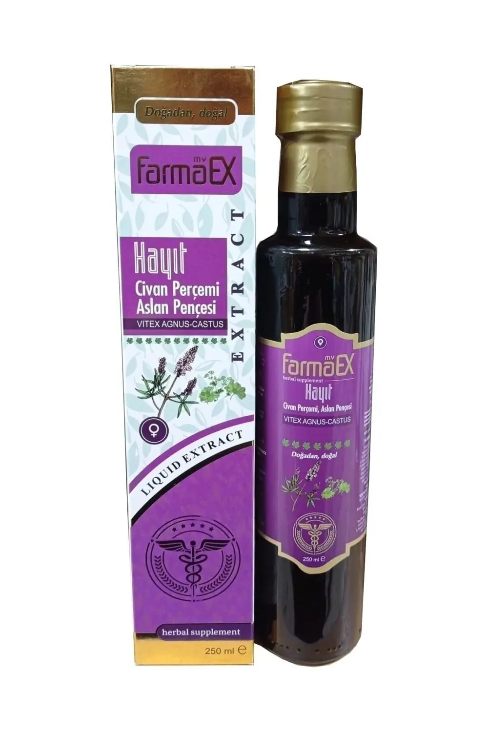 Hayıt Civan Perçemi Aslan Pençesi Ekstraktı 250 Ml
