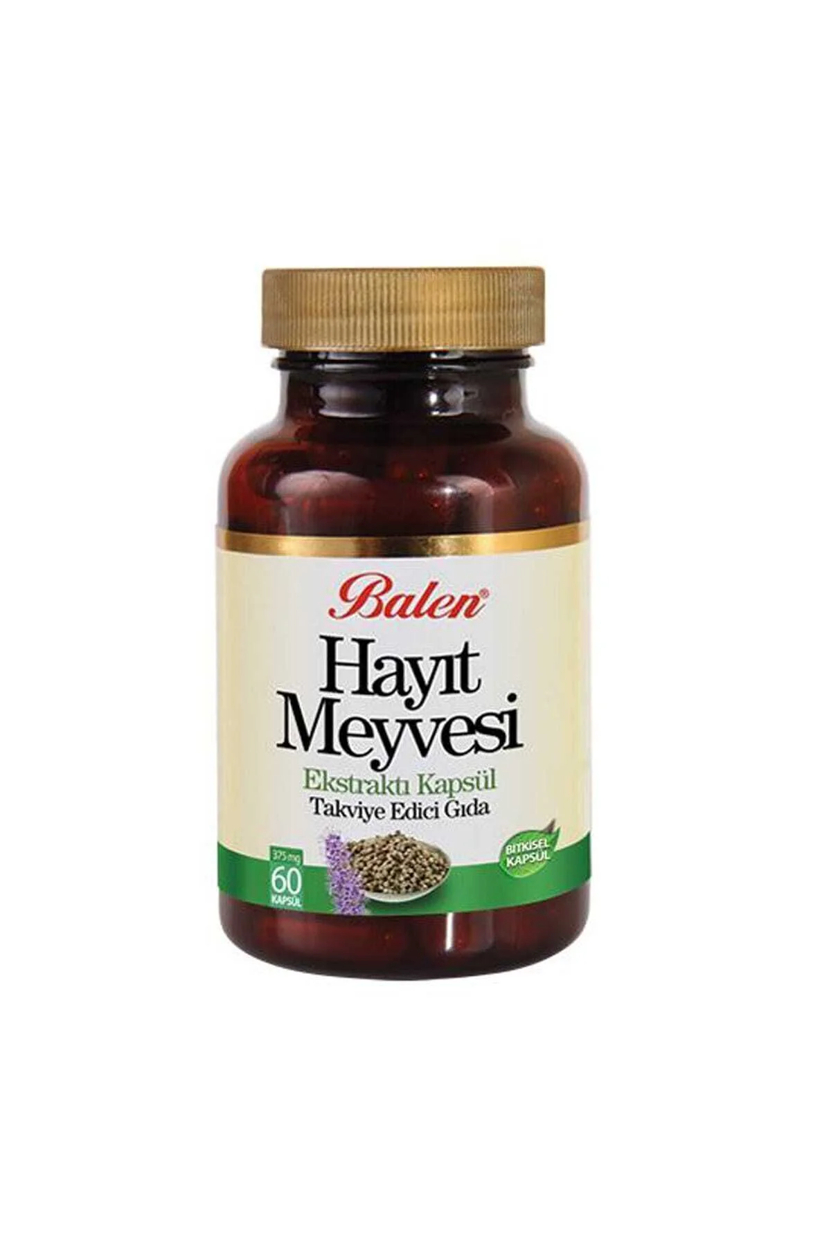 Hayıt Meyvesi Ekstraktı Kapsül 375 mg 60 Kapsül Balen
