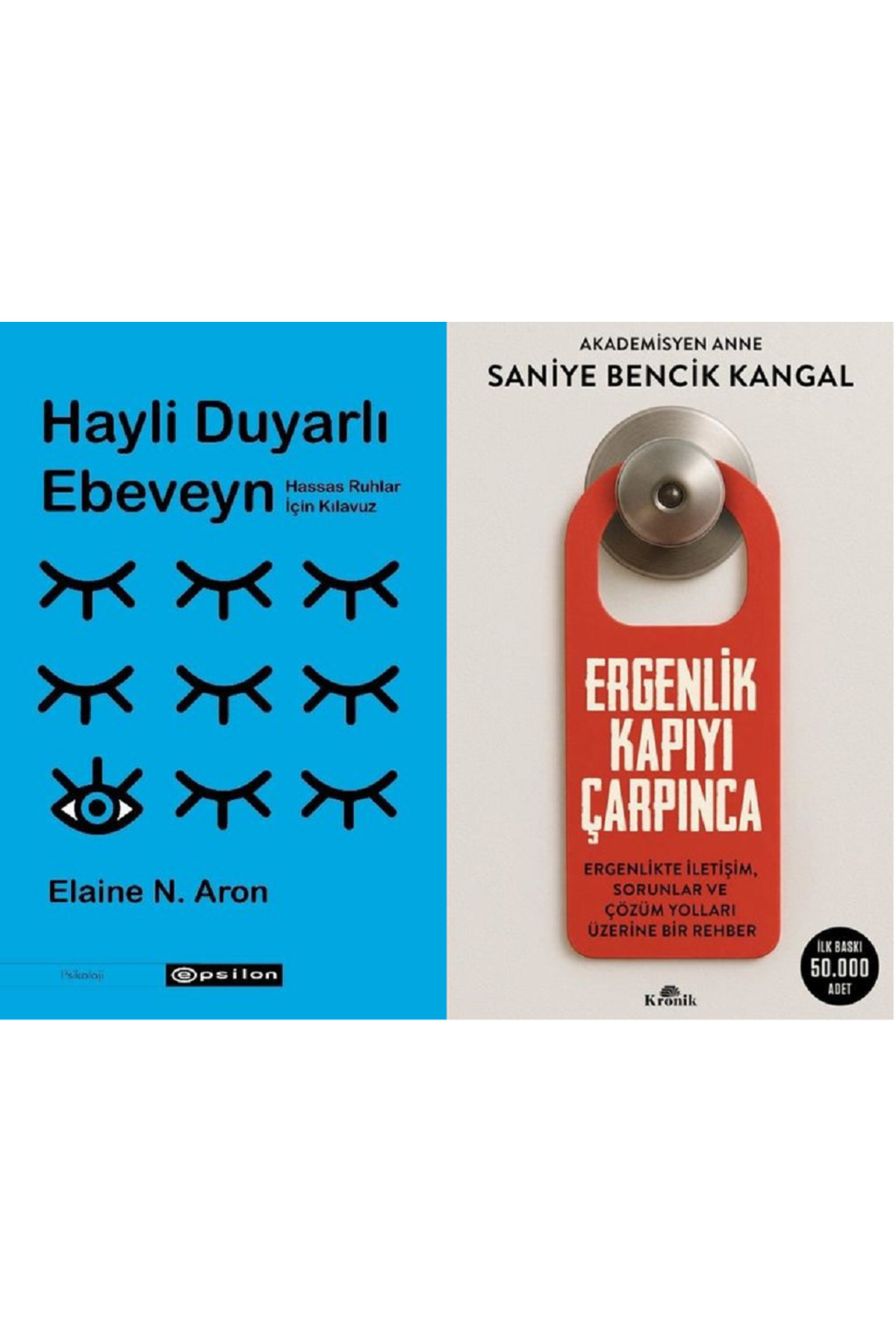 Epsilon Yayınevi Hayli Duyarlı Ebeveyn + Ergenlik Kapıyı Çarpınca 2 Kitap Set