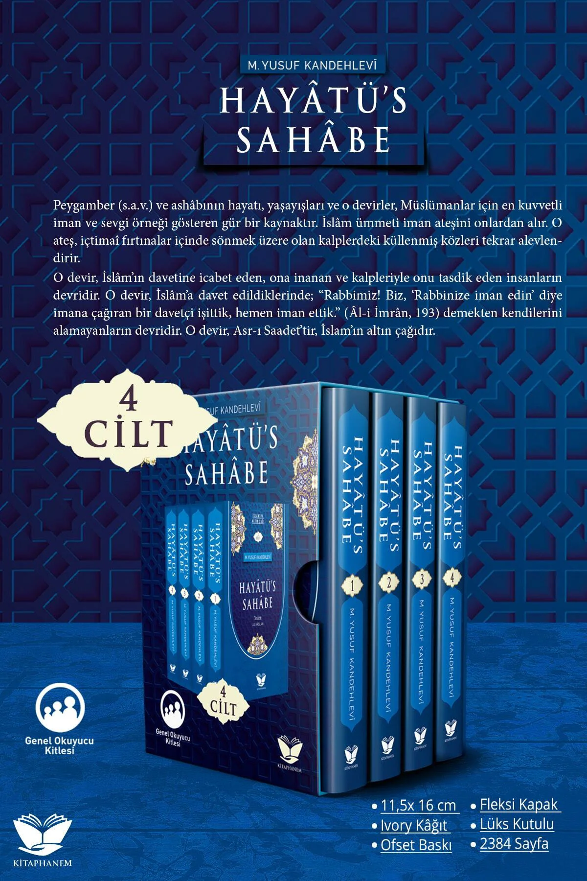 Hayâtü's Sahâbe 4 Cilt Set Hayâtü's Sahâbe 4 Cilt Set