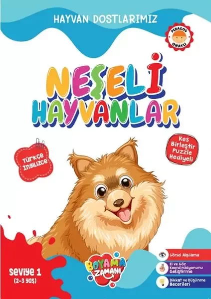 Hayvan Dostlarımız - Neşeli Hayvanlar Seviye 1 (2-3 Yaş) Fiyatı, Yorumları ve Özellikleri