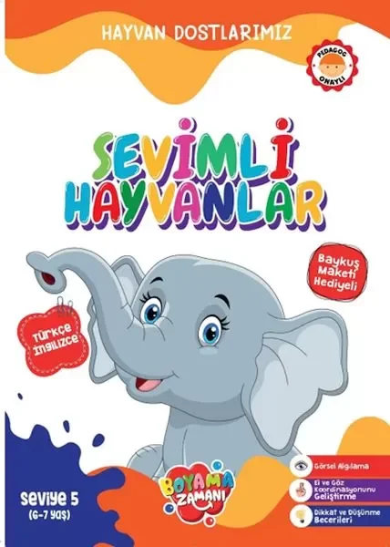 Hayvan Dostlarımız - Sevimli Hayvanlar Seviye 5 (6-7 Yaş) Fiyatı, Yorumları ve Özellikleri