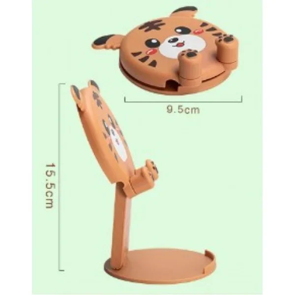 Hayvan Figürlü Masaüstü Telefon Standı 5 Model Seçeneği