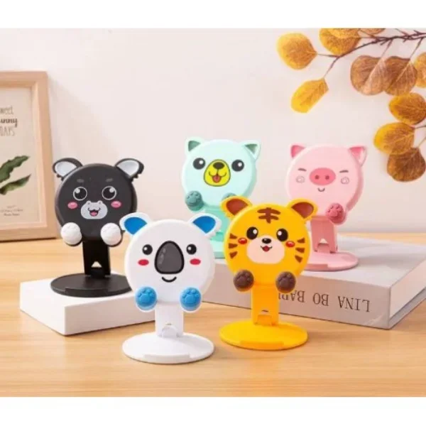 Hayvan Figürlü Masaüstü Telefon Standı 5 Model Seçeneği