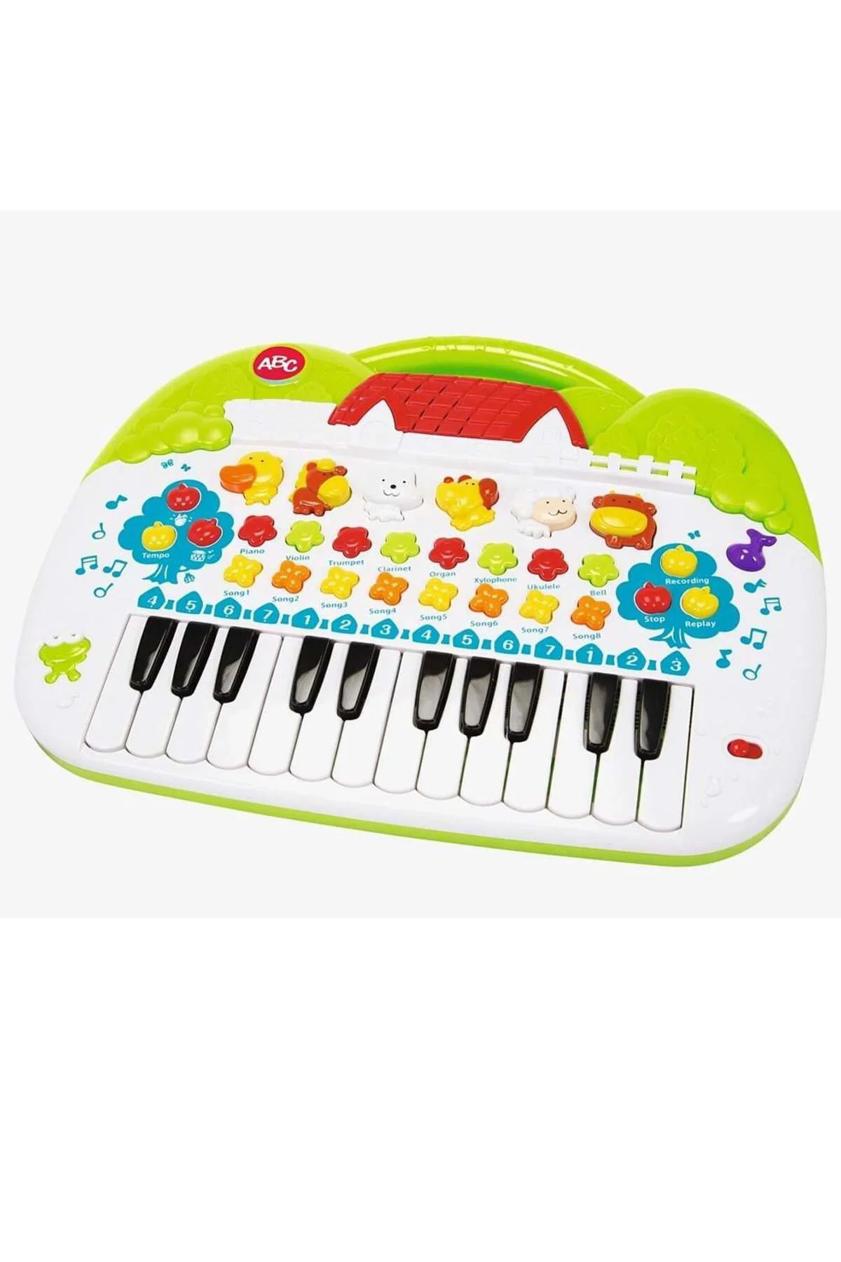 Hayvan Temalı Piano Eğitici Piyano Sesli