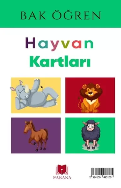 Hayvanlar - Bak Öğren Kartları - İlk Bilgilerim Fiyatı, Yorumları ve Özellikleri