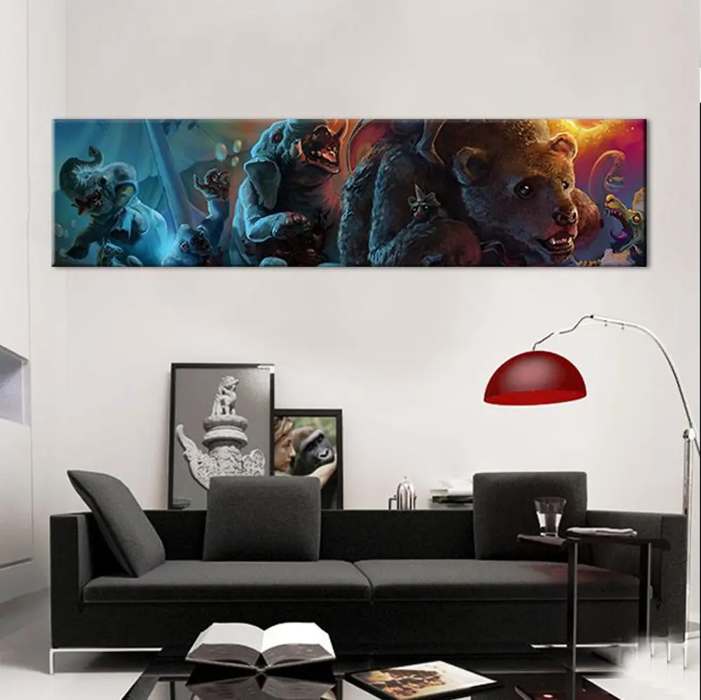 Hayvanlar Kanvas Tablo