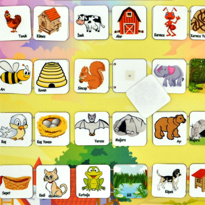 Hayvanlar ve Yaşam Alanları Keçe Cırtlı Duvar Panosu , Eğitici Oy