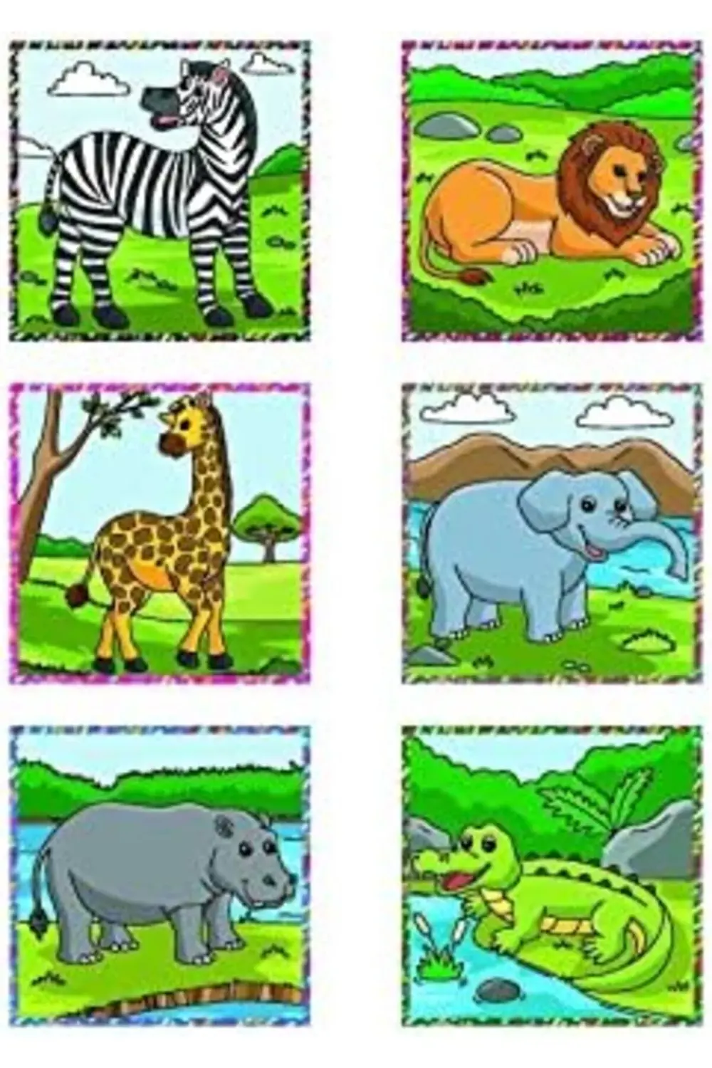 Hayvanları 3D Manyetik Puzzle (9 Mıknatıslı Küp 6 Yapboz) 1178227