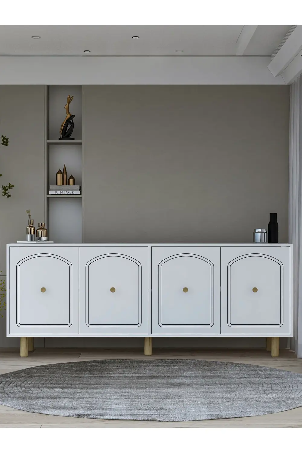 HAZALCT(KX180) BOHEM KONSOL BEYAZ-BEYAZ