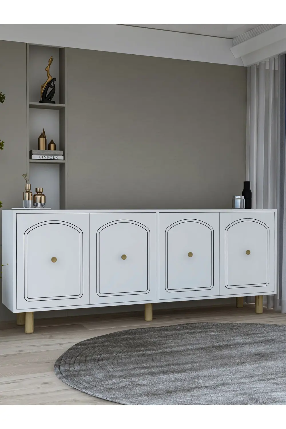 HAZALCT(KX180) BOHEM KONSOL BEYAZ-BEYAZ