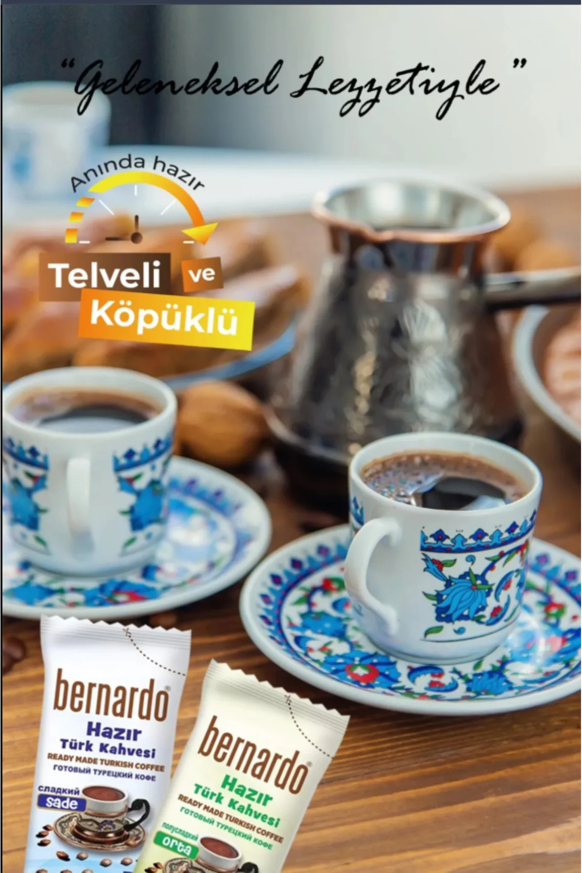 Hazır Türk Kahvesi Partik Ofis Seti 10'lu-Sade