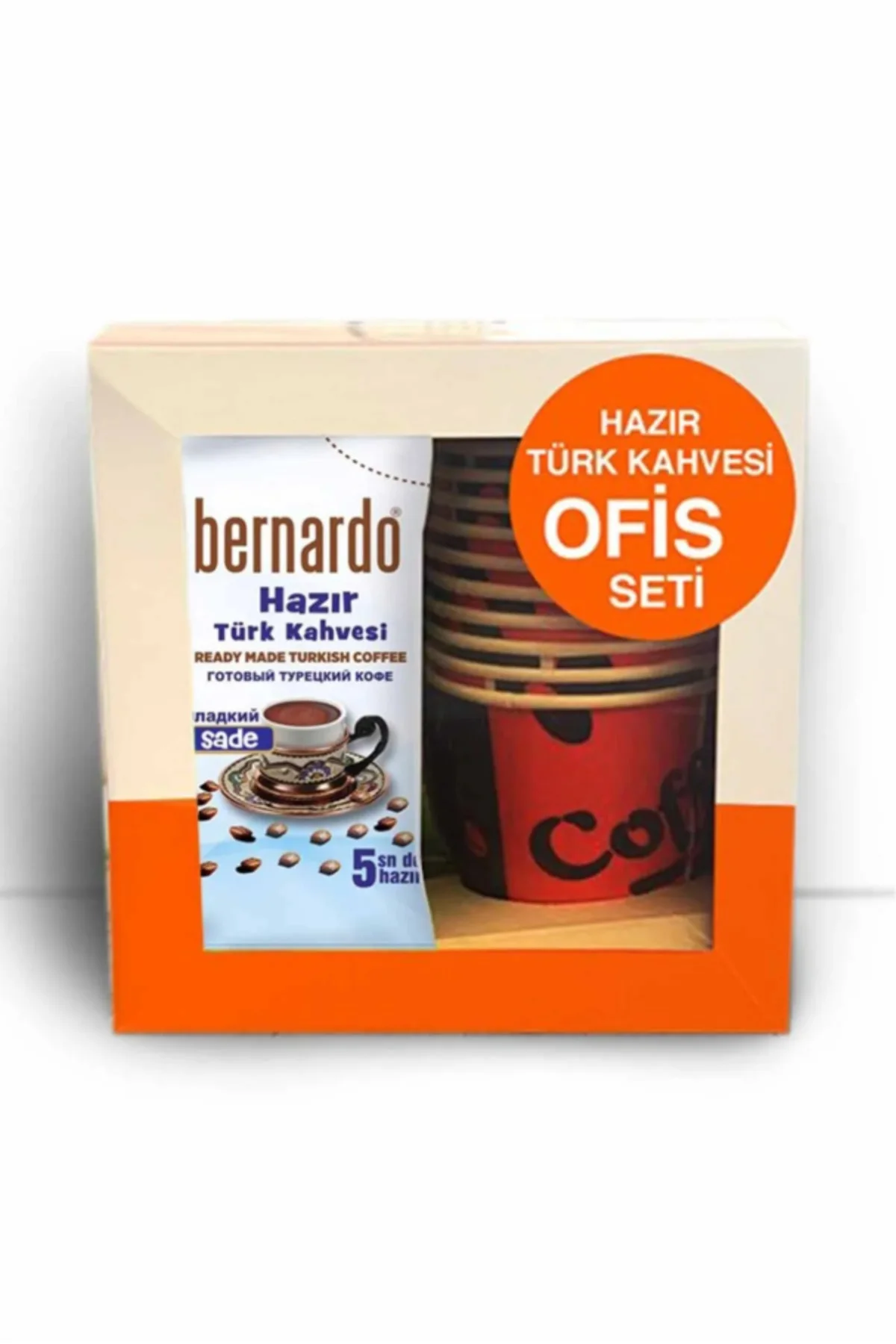 Hazır Türk Kahvesi Partik Ofis Seti 10'lu-Sade